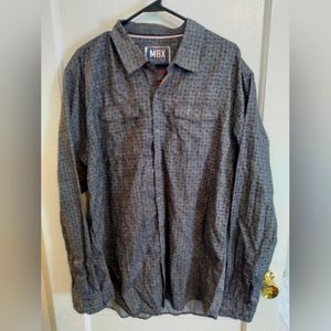 Blue-gray button down size XL